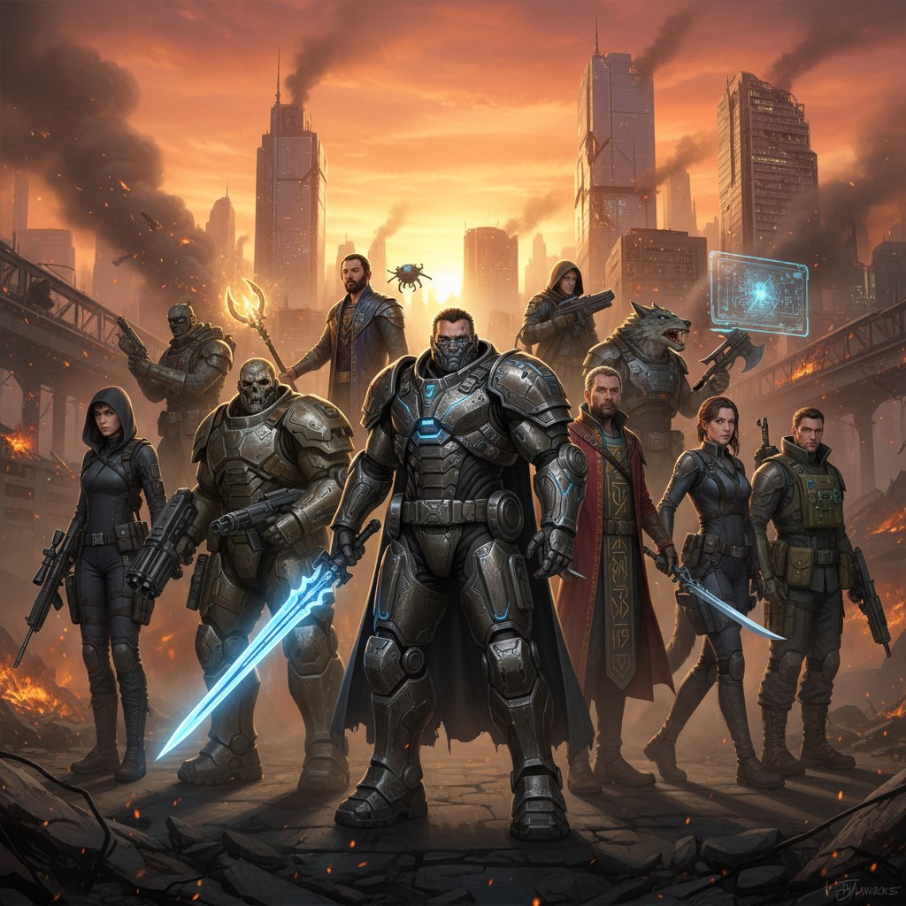 Entropy Games — эпичная сцена